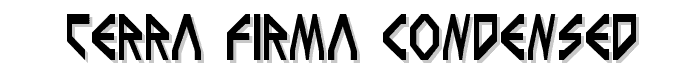 Terra Firma Condensed font